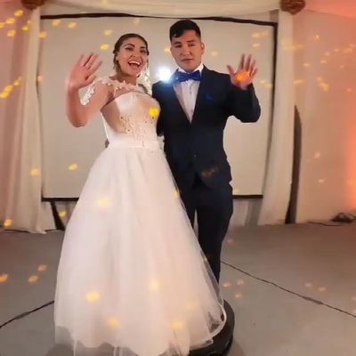 Gro Compatible Devices 2024 Overhead 360 Photo Booth for Slow Motion Rotating Video Selfie