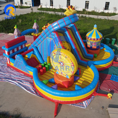 CE Certified Popular Inflatable Water Park Obstacle Course Slide for Kids and Adults