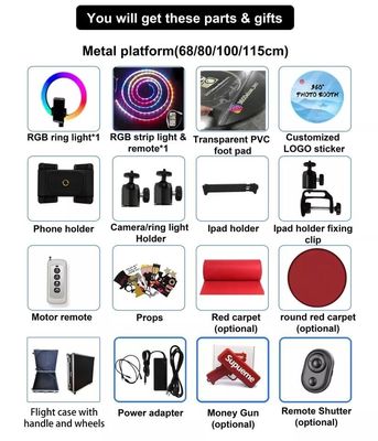 360 Video Photobooth Automatic With Led Ipad Camera For Unforgettable Experiences