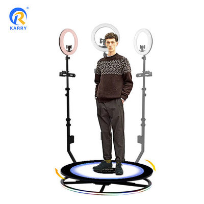 360 Video Photobooth Automatic With Led Magic Mirror Ipad for Popular Wedding Live Event