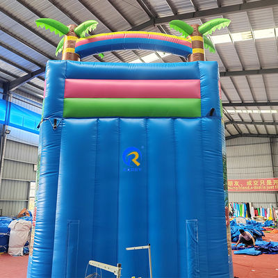 Max Capacity 100-500kg Inflatable Water Slide with Pool and Exciting Flamingo Design