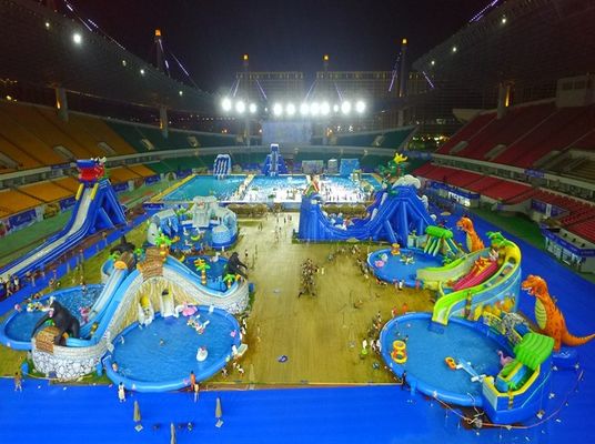 Design Outdoor Large Children's Bouncy Castle Playground Parks Perfect for Resort Hotel