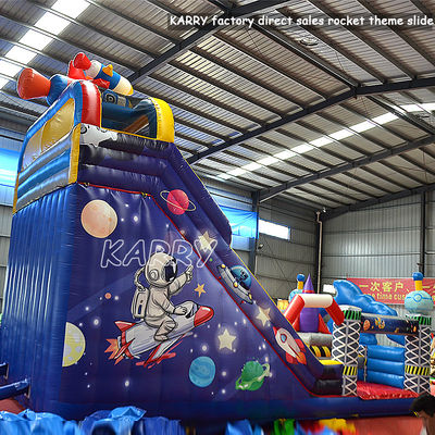 PVC Inflatable Rocket House for Commercial Party Rental and Moonwalk Inflatable Games