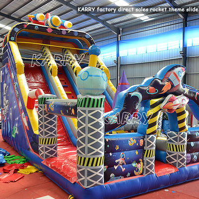 PVC Inflatable Rocket House for Commercial Party Rental and Moonwalk Inflatable Games