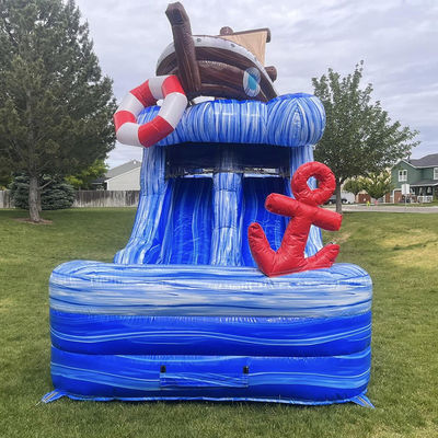 Customized Logo Acceptable Small Boat Inflatable Obstacle Course Bouncy Castle for Fun