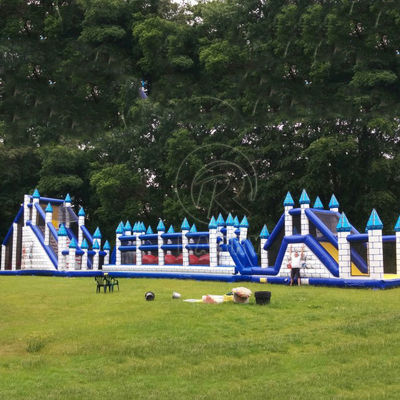 Commercial Inflatable Tunnel Obstacle Course Exciting Bouncy Challenge for Adults