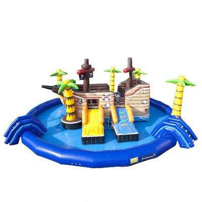 Customizable Inflatable Water Park Water Mobile Land Park with Max Capacity 100-500kg
