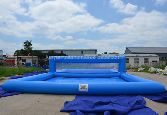 Experience the Fun Commercial Inflatable Volleyball Pool with Accessories Included