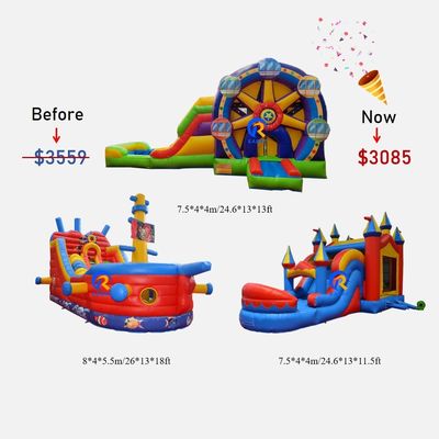 Castle Inflatable Package with Slide CE/EN71/EN14960 Certified Good