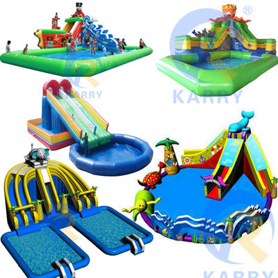 Inflatable Water Slide And Pool For Kids And Adults With Environmentally Friendly Design
