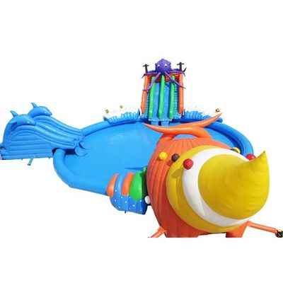 Inflatable Water Slide And Pool For Kids And Adults With Environmentally Friendly Design