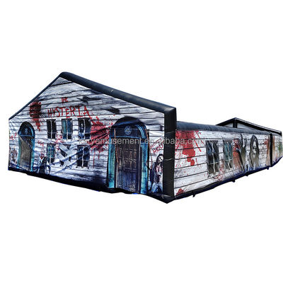 PVC Inflatable Zombies Maze for Adults and Kids Customizable Logo Printed Labyrinth