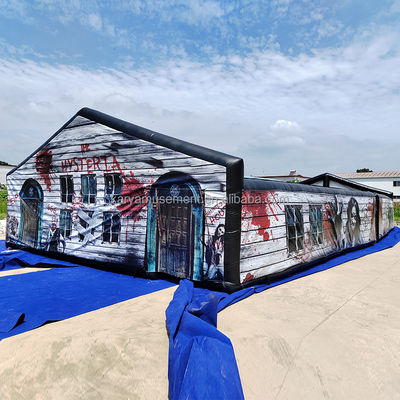 PVC Inflatable Zombies Maze for Adults and Kids Customizable Logo Printed Labyrinth