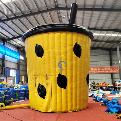 Sea/Air/Express Shipping Lemon Cup Inflatable House for Toddler Commercial Bouncy House