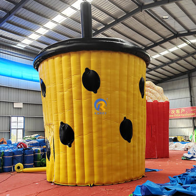 Sea/Air/Express Shipping Lemon Cup Inflatable House for Toddler Commercial Bouncy House