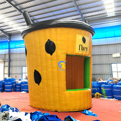 Sea/Air/Express Shipping Lemon Cup Inflatable House for Toddler Commercial Bouncy House