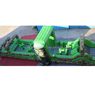 Customized Size Outdoor Inflatable Comb Obstacle Course for Commercial Party Rentals