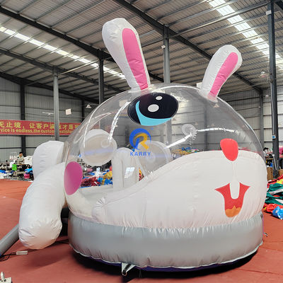 CE/EN71/EN14960 Certified Inflatable Bubble Tent for Toddlers White Outdoor Bounce House