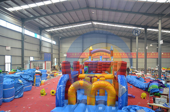 Large Inflatable Obstacle Sports Combo Course for 14 Years up Party Rentals