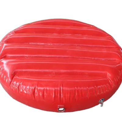 Digital Printing Blue Inflatable Air Stepping Stones Water Toys for Sealed Pool Play