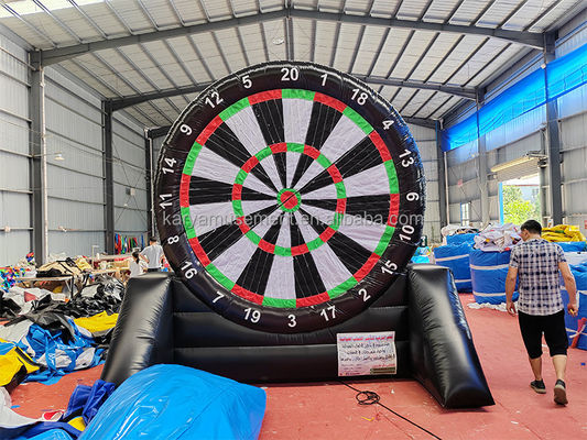Indoor and Outdoor Entertainment PVC Inflatable Soccer/Football Target for Unisex Fun