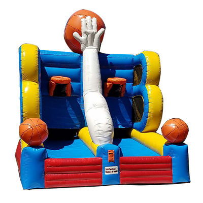 Unisex Inflatable Basketball Carnival Shooting Game for Party Two Players Two Baskets