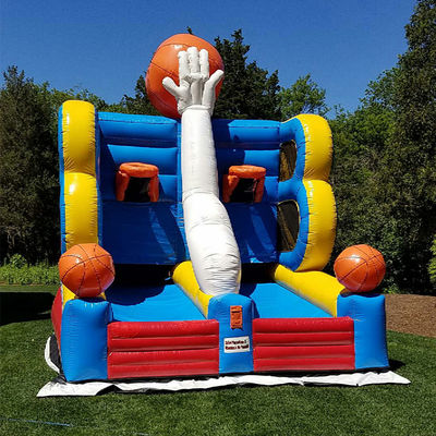 Unisex Inflatable Basketball Carnival Shooting Game for Party Two Players Two Baskets