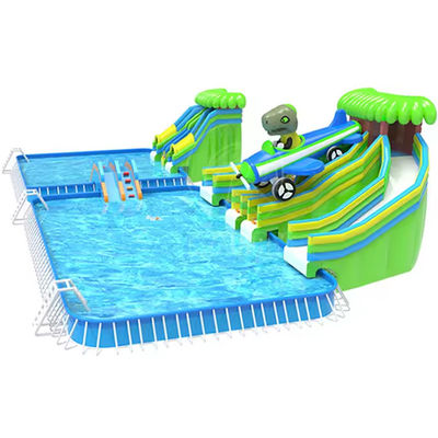 Commercial Water Prices Adult Inflatable Water Park with Digital Printing and 2 Pools