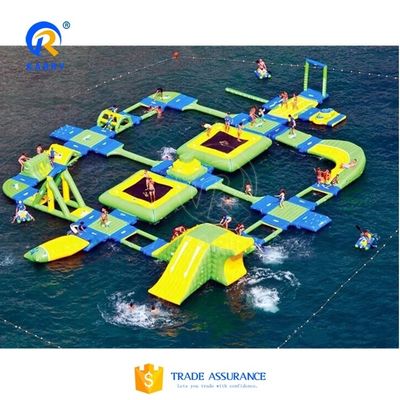 Commercial Water Park Floating Equipment Inflatable Aqua Park with Digital Printing
