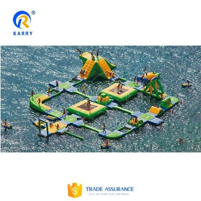 Commercial Water Park Floating Equipment Inflatable Aqua Park with Digital Printing
