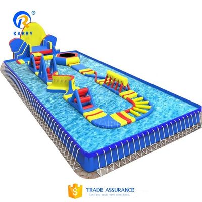 Customized Logo Aqua Park Equipment Inflatable Floating Water Park with CE Certificate