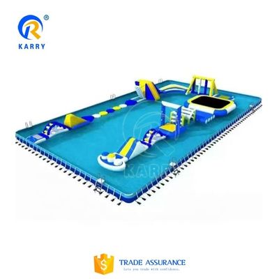 Customized Logo Aqua Park Equipment Inflatable Floating Water Park with CE Certificate