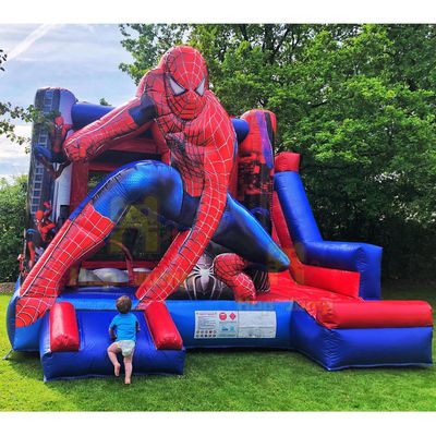 Features PORTABLE Bouncy Castle Inflatable House for Indoor and Outdoor Entertainment