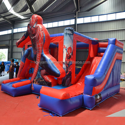 Features PORTABLE Bouncy Castle Inflatable House for Indoor and Outdoor Entertainment