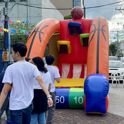 Blower Included Interactive Inflatable Basketball/Football Shooting Game Sport Party
