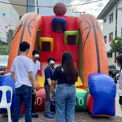Blower Included Interactive Inflatable Basketball/Football Shooting Game Sport Party