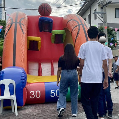 Blower Included Interactive Inflatable Basketball/Football Shooting Game Sport Party