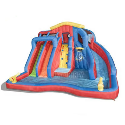 Water Floating Entertainment Kids Water Slide Park with Pool and Splash Features