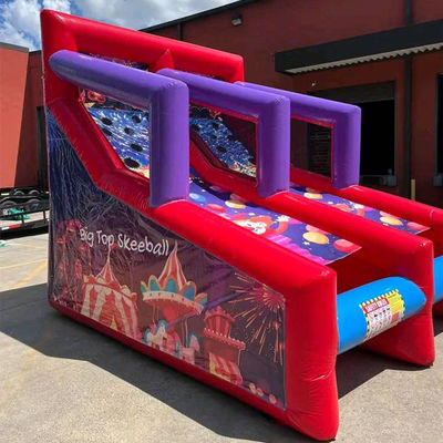 Inflatable Ball Shooting Game for Party Rental 2 Players Carnival Interactive Games