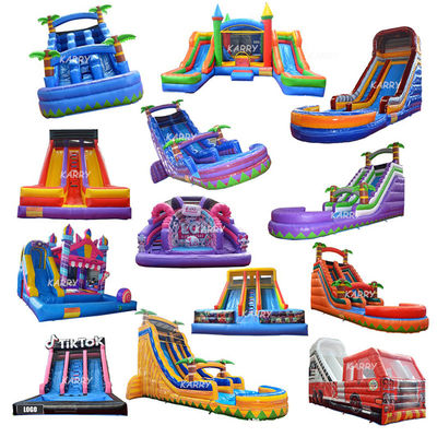 Stimulating Alpine Slide for Adults Inflatable Water Slide Pool Kids Indoor Slide