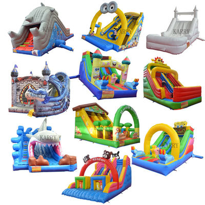 Customized Logo PVC Water Park Inflatable Game Slide N Slip for Big Kids Endless Fun