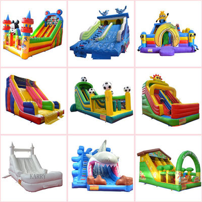 Customized Logo PVC Water Park Inflatable Game Slide N Slip for Big Kids Endless Fun