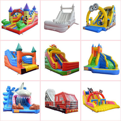 Customized Logo PVC Water Park Inflatable Game Slide N Slip for Big Kids Endless Fun