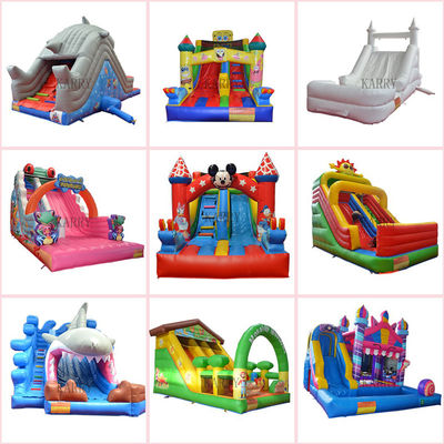 Customized Logo PVC Water Park Inflatable Game Slide N Slip for Big Kids Endless Fun