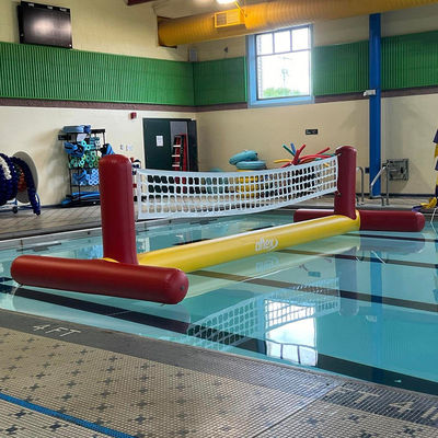 Water and Land Activities Inflatable Beach Volleyball Net with Customized Design