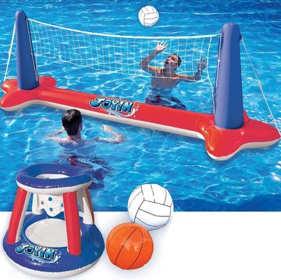 Water and Land Activities Inflatable Beach Volleyball Net with Customized Design