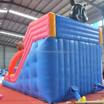 32ft 3 Bears Bouncer Trampoline House with Double Lane Inflatable Slides and Durable