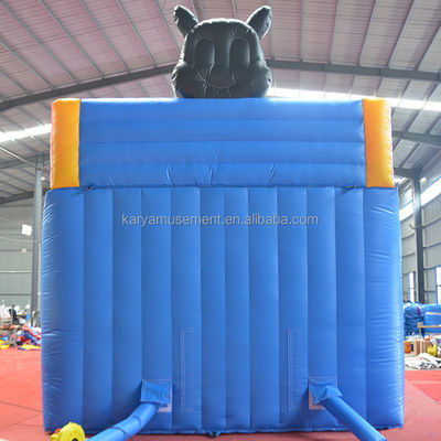 32ft 3 Bears Bouncer Trampoline House with Double Lane Inflatable Slides and Durable