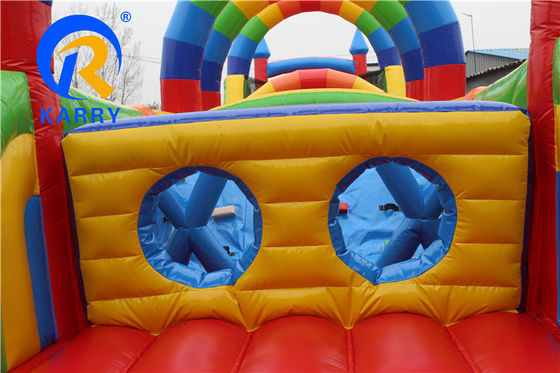 SLIDE City of Joy Inflatable Obstacle Course for Bounce Bounce Inflatables Team Events