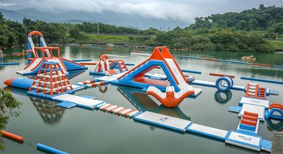 Outdoor Inflatable Water Park Very Large Aqua Fun Park for Adults and Kids Amusement